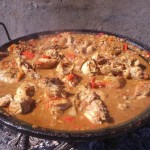 Pollo al disco