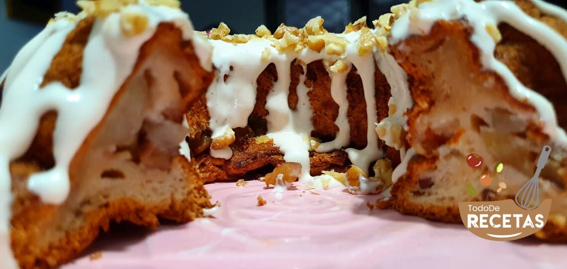 Budin de pera y manzana Sin Gluten y Sin Lactosa