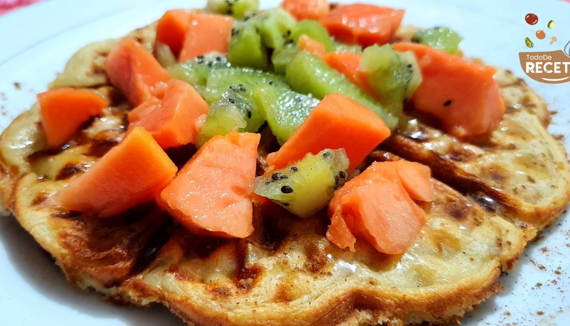 Waffle de Banana Gluten Free